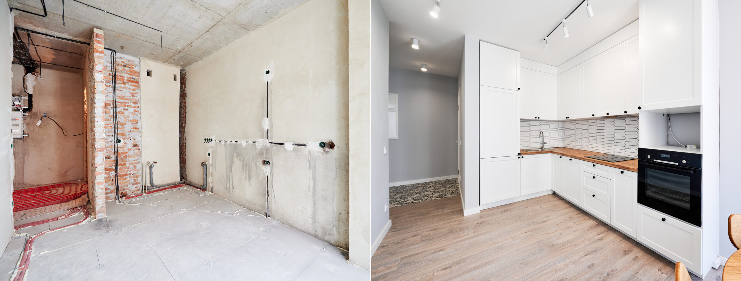 Kitchen and Bathroom